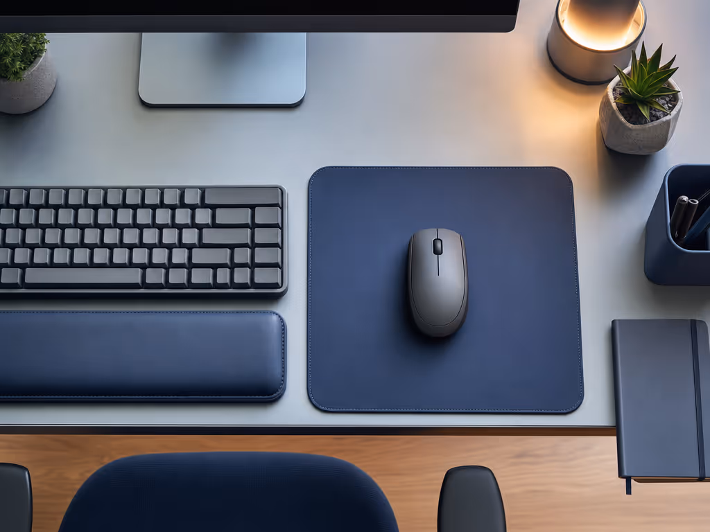 ergonomic_desk_posture_with_symmetrical_office_mouse