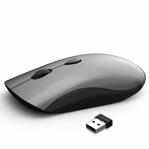 SHUNJINRUN Slim Silent 2.4G Wireless Optical Mouse